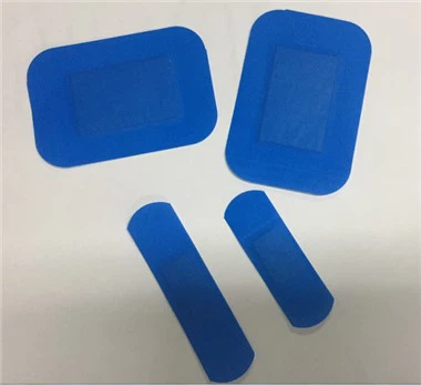 検出可能なブルーPEバンドエイド